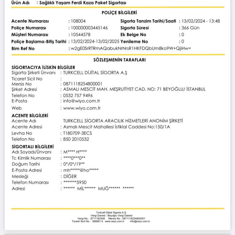 Wiyo Sigorta Ödeme Sözünü Tutmuyor Müşteri Mağdur Ediliyor