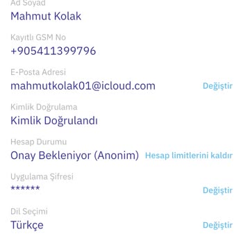 Hesap Onay Sürecinin Uzaması Ve İlgisizlik
