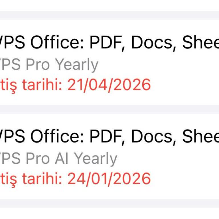 WPS Office Üyeliğimden İzinsiz Ücret Kesildi Muhatap Bulamıyorum