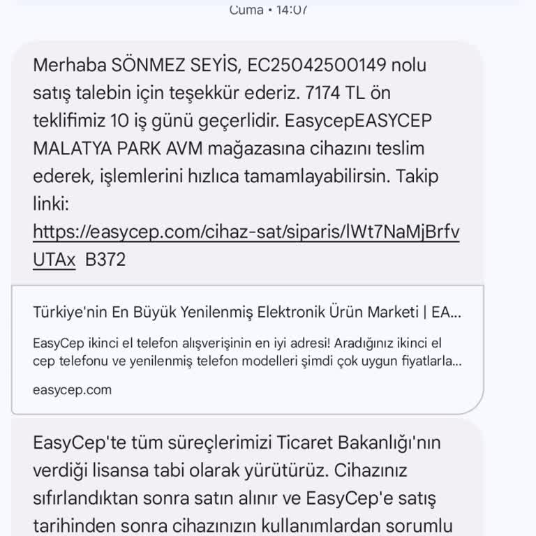 Telefon Satışı Sonrası Ödeme Gecikmesi Ve Tekrarlayan Mağduriyet