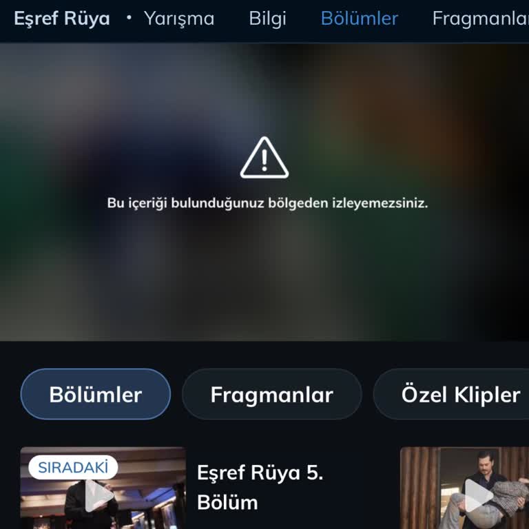 Kanal D Dizilerini İzlerken Bölge Kısıtlaması Sorunu