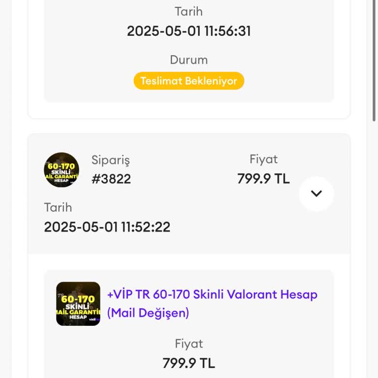 Satın Aldığım Hesap Teslim Edilmedi, İletişim Kurulamıyor