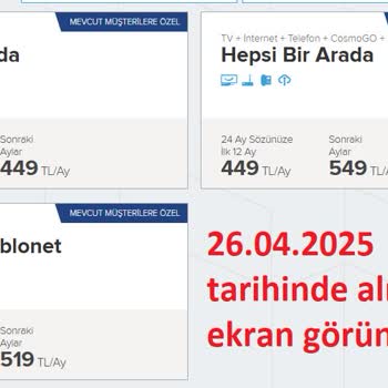 İnternet Abonelik Fiyat Artışı Hakkında Şikayet