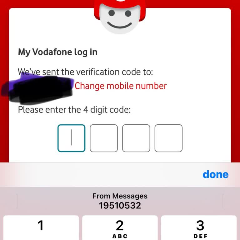 Vodafone 4-Digit Password That Never Comes!