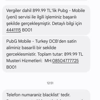 İzinsiz PUBG Satın Alımı Ve Faturama Yansıtılan Ekstra Ücret