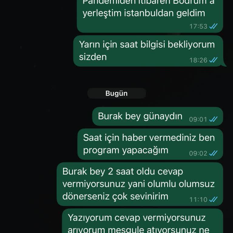 Profesyonellikten Uzak Ve Saygısız Davranış