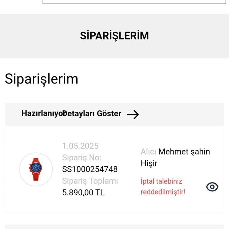 Sipariş İptali Ve Adres Sorunlarıyla Mağdur Oldum