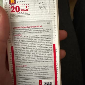 Bioderma Sensibo Defensive Kremde QR Kod Okuma Sorunu Ve Etiket Problemi