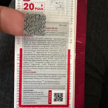 Bioderma Sensibo Defensive Kremde QR Kod Okuma Sorunu Ve Etiket Problemi
