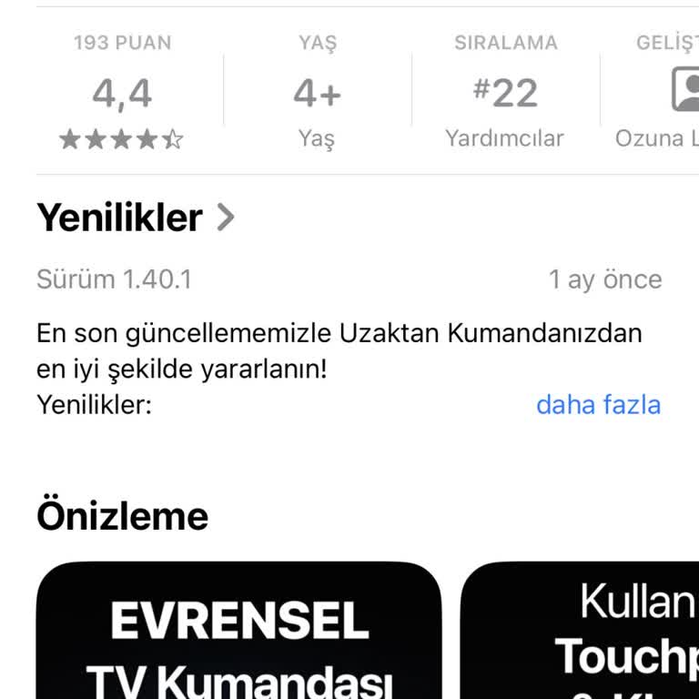 TV Uzaktan Kumanda - Evrensel Paramı Vermiyor
