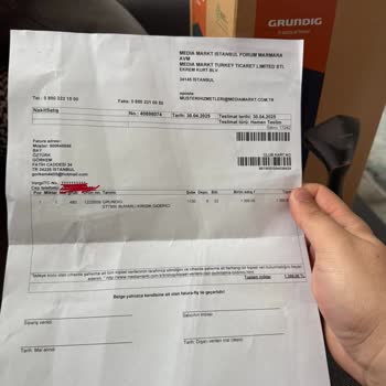 Media Markt'tan Alınan Ayıplı Üründe Sorumluluk Reddi Ve Müşteri Mağduriyeti