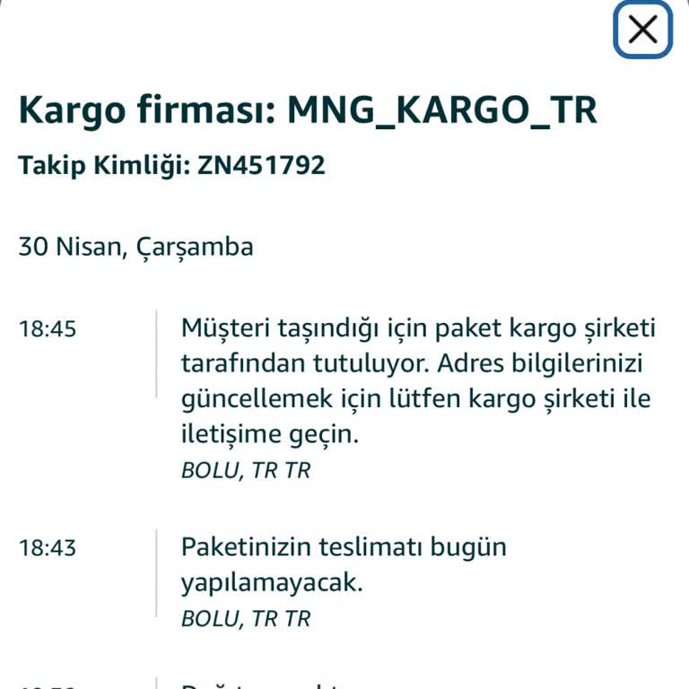 Teslimat Yapılmadan Kargom Geri Gönderildi