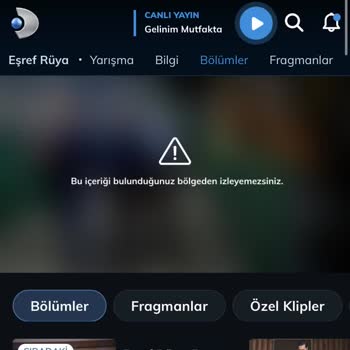 Bölge Kısıtlaması Ve Yayın Erişimi Sorunu İzleme Keyfini Engelliyor