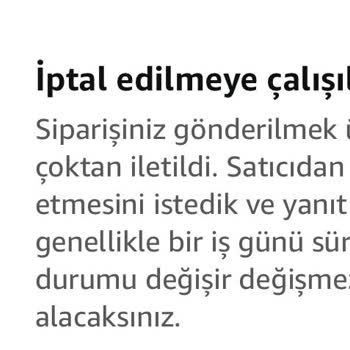 Siparişim Gelmedi Para İadesi Yapılmıyor İletişim Yok