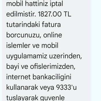 Kullanmadığım Hatta Borç Mesajları Ve Ödenen Paranın Belirsizliği