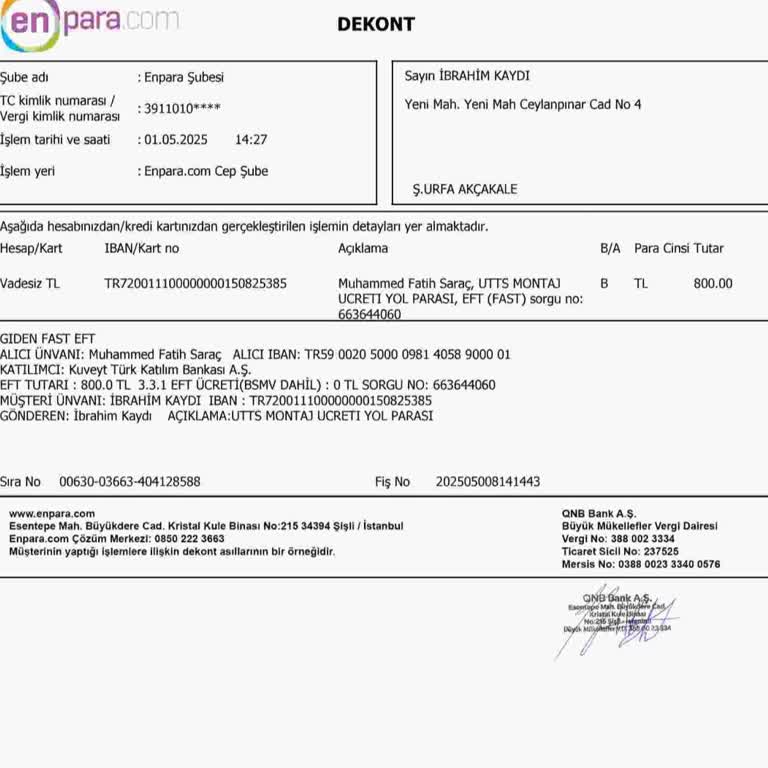 Montaj Ekibinin Yasal Olmayan Ek Ücret Talebi Mağduriyet Yarattı