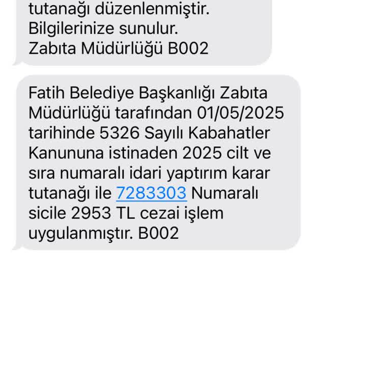 Zabıtanın Yönlendirmesi Sonrası Hatalı Park Cezası