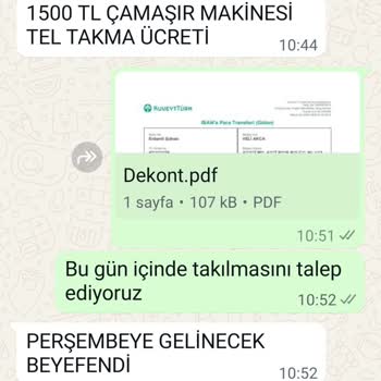 Garanti Kapsamındaki Çamaşır Makinesine Yüksek Onarım Ücreti Şoku