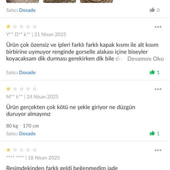 Trendyol'dan Aldığım Hatalı Ürün Ve Yetersiz Müşteri Hizmeti Deneyimi