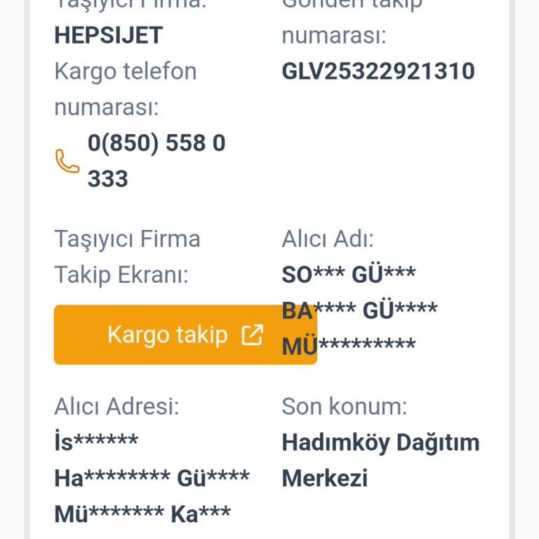 Hepsijet Kargom Taahhüt Edilen Tarihte Teslim Edilmedi, Bilgi De Verilmiyor