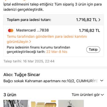 Zamanında Yapılmayan İade Ve Yetersiz Müşteri Hizmetleri Deneyimi
