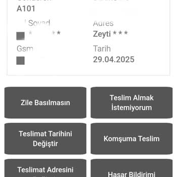 A101 Ekstra'dan Alınan Ürün Teslim Edilmedi, Kampanya Fırsatı Ve Mağduriyet Yaşadım