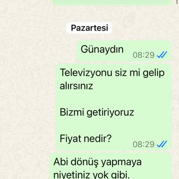 Alınmayan Hizmet İçin Para Talebi Ve İlgisiz Servis