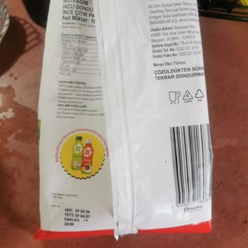 BİMden Alınan Dondurulmuş Patateste Pişerken Oluşan Kötü Koku Şaşırttı