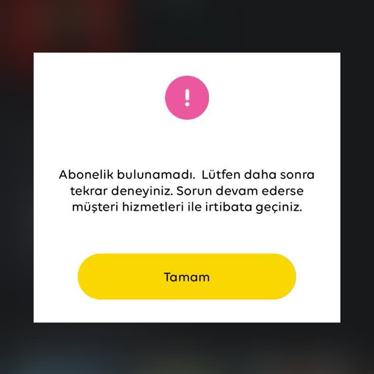 Turkcell TV+ Üyeliği Yenilenmesine Rağmen Hesap Aktifleşmedi, Destek Yetersiz