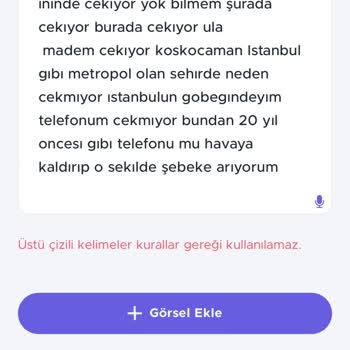 İstanbul'un Merkezinde Vodafone Çekim Sorunu