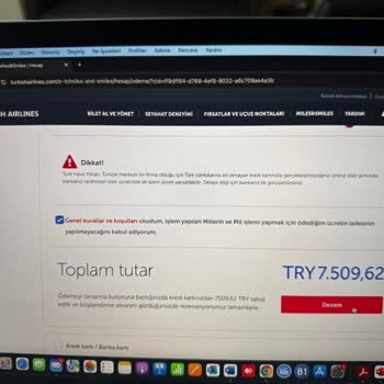 THY Üyelik Yükseltme İşleminde Sistemsel Mağduriyet Yaşadım