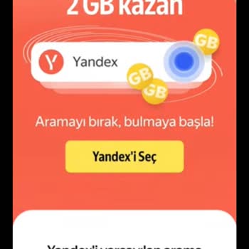 Vodafone Yandex Kampanyasında Verilen 2 GB İnternet Hattıma Tanımlanmadı