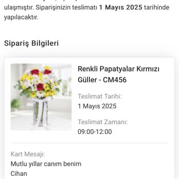 Görseldeki Çiçeklerle Gelen Ürünlerin Farklı Ve Kötü Olması