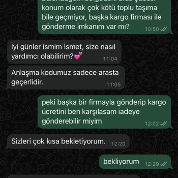 İade Sürecinde Yaşanan İlgisizlik Ve Ücret İadesi Sorunu