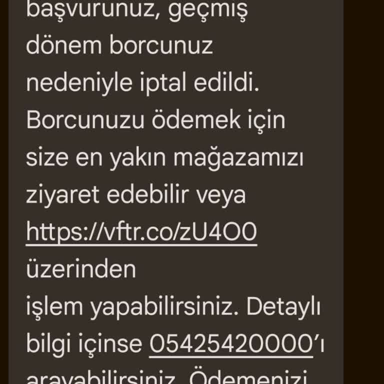 Hattımı Vodafone'a Taşıyamıyorum, Borç Olmadığı Halde İşlem İptal Ediliyor