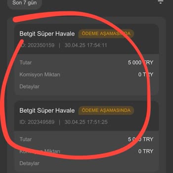 Betgit Yatırdığım 5000 TL Onaylanmadı, Paramı Alamıyorum