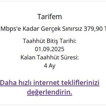 İki Yıl Boyunca Vaat Edilen Hız Sunulmadı, Fazla Ücret İadesi Talep Ediyorum