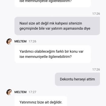 Yatırımım Tanınmadı, Canlı Destekte Çözüm Bulunamadı