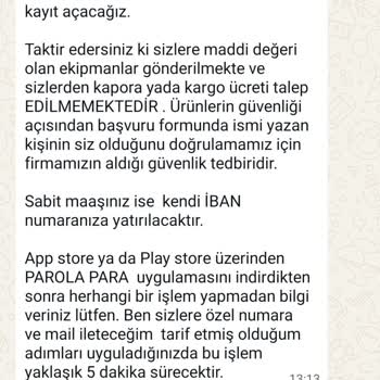 Evden Çağrı Merkezi İşi Başvurusu Sonrası Kimlik Bilgilerimin Kullanılması