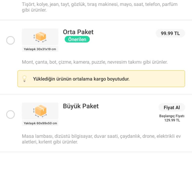 Küçük Kargo İçin Haksız Yüksek Ücret Ve Bilgilendirme Eksikliği Mağduriyeti