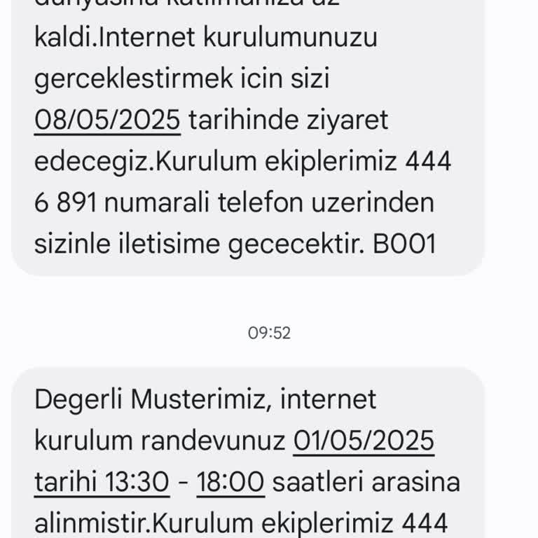 Kurumsal İnternet Randevusu İptal Edildi Saatlerce Boşuna Bekletildim