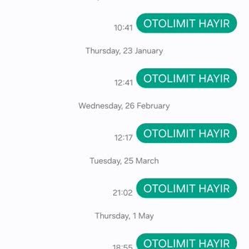 Otomatik Limit Artışı Mesajlarından Bıktım!