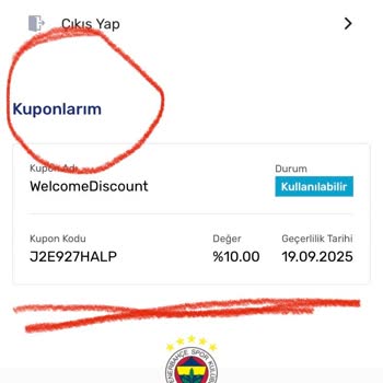 Fenerium Üyelik İndirimi Hakkında Bilgilendirme Eksikliği Ve Kuponun Kullanılamaması