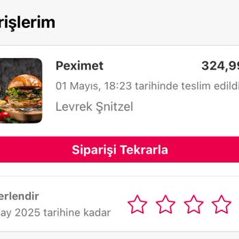 Yanlış Getirilen Siparişin Bedelini Ödedim