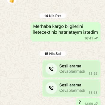 Siparişimizin Teslim Edilmemesi Ve İletişim Sorunları