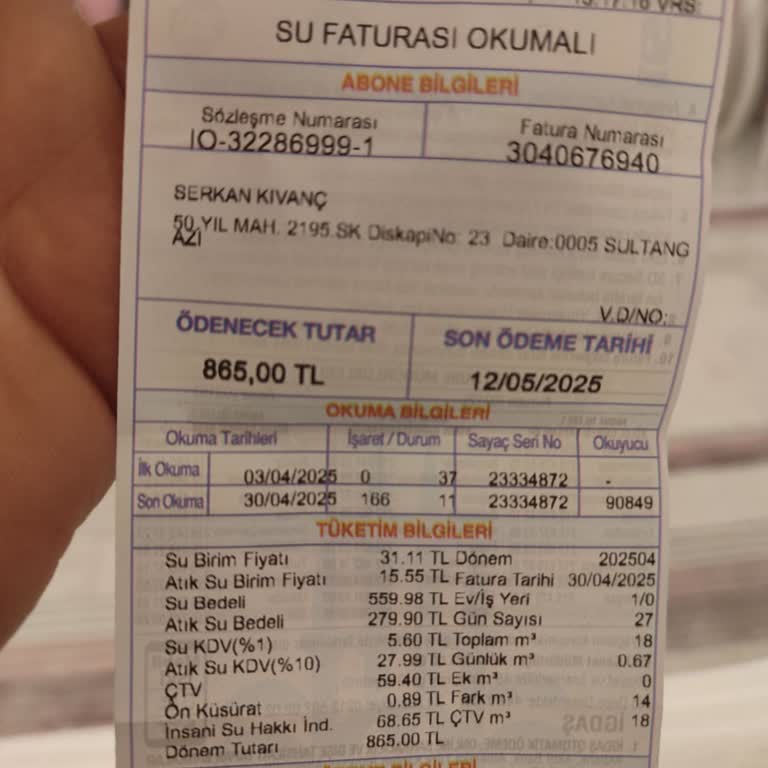 Atık Su Bedeli Haksız Tahsilatı Ve Geri Ödeme Talebi