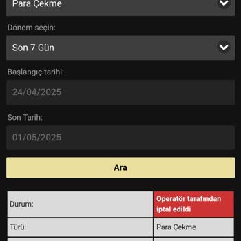 Çekim Talebim Haksız Yere İptal Edildi, Bakiyem Azaltıldı