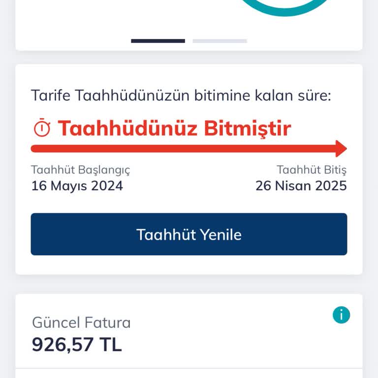 Taahhüt Bitişi Sonrası Habersiz Yüksek Fatura Ve Müşteri Hizmetlerine Ulaşamama