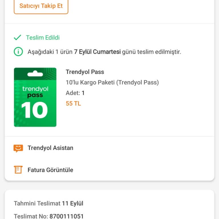 Trendyol Pass Kargo Haklarım Süresizce İptal Edildi