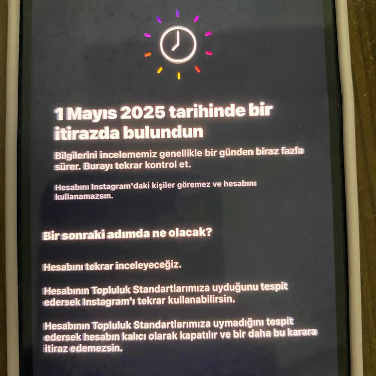 Instagram Hesabım Sebepsiz Yere Askıya Alındı